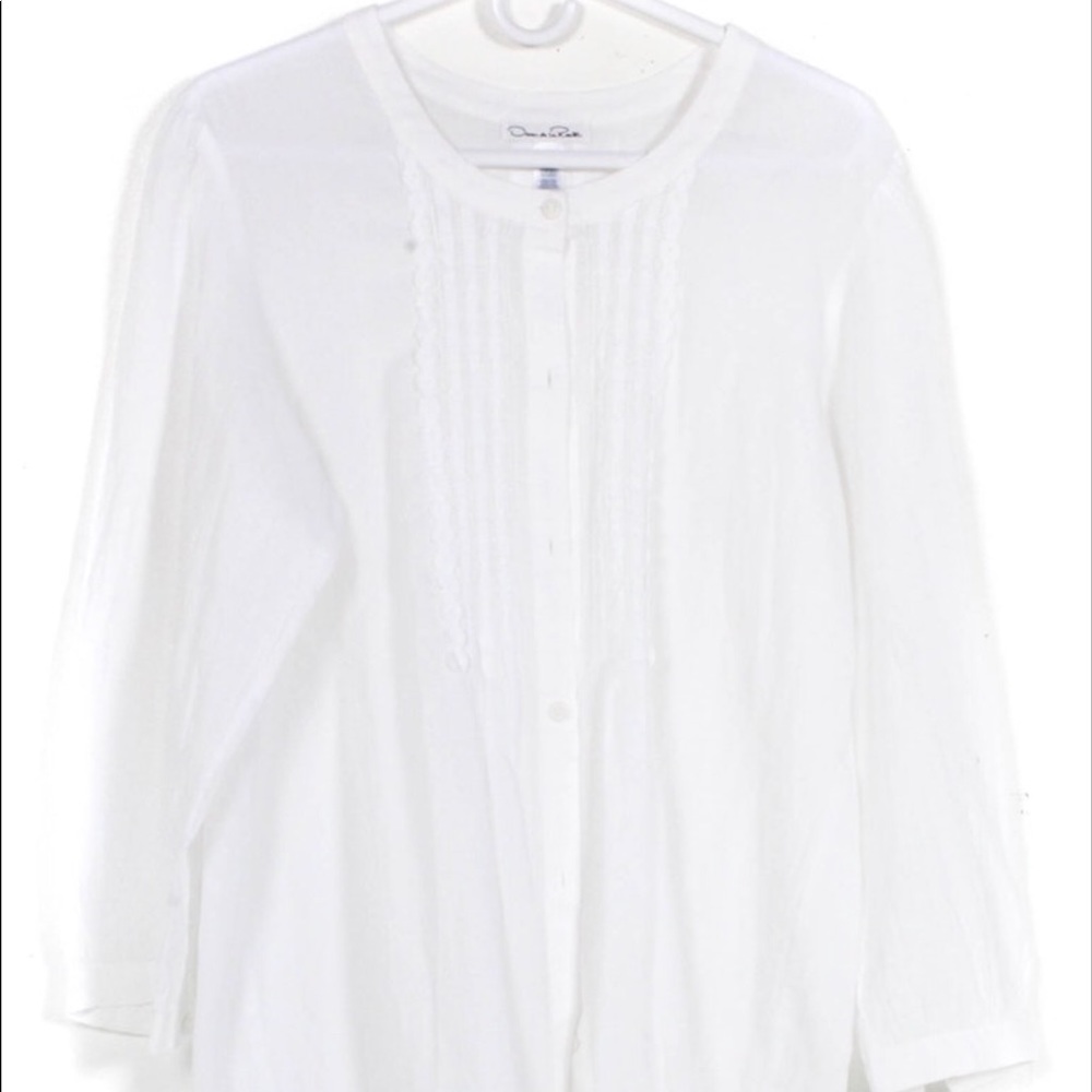 Oscar de la Renta cotton shirt dress